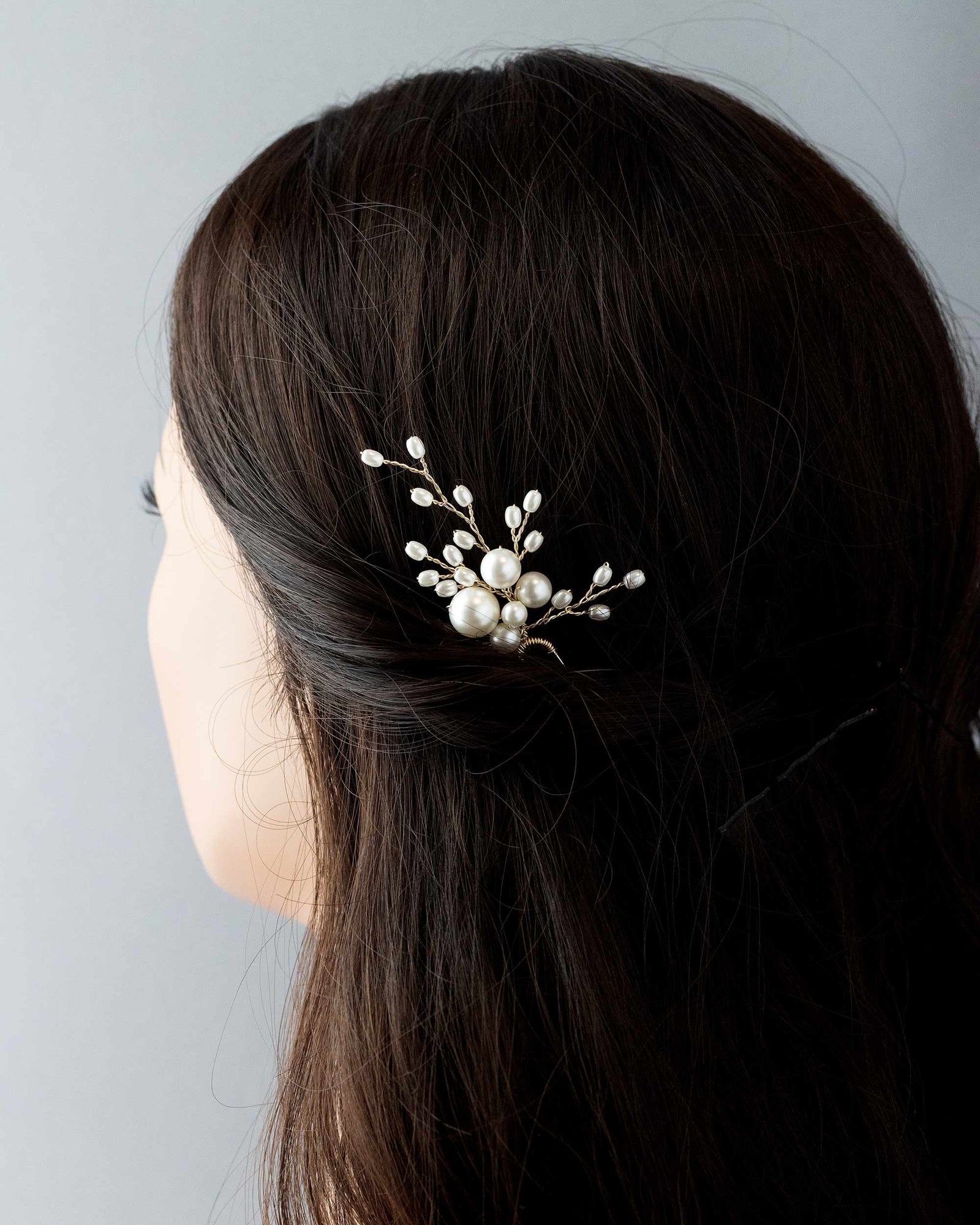 All Pearl Bridal Hair Pin - Cassandra Lynne