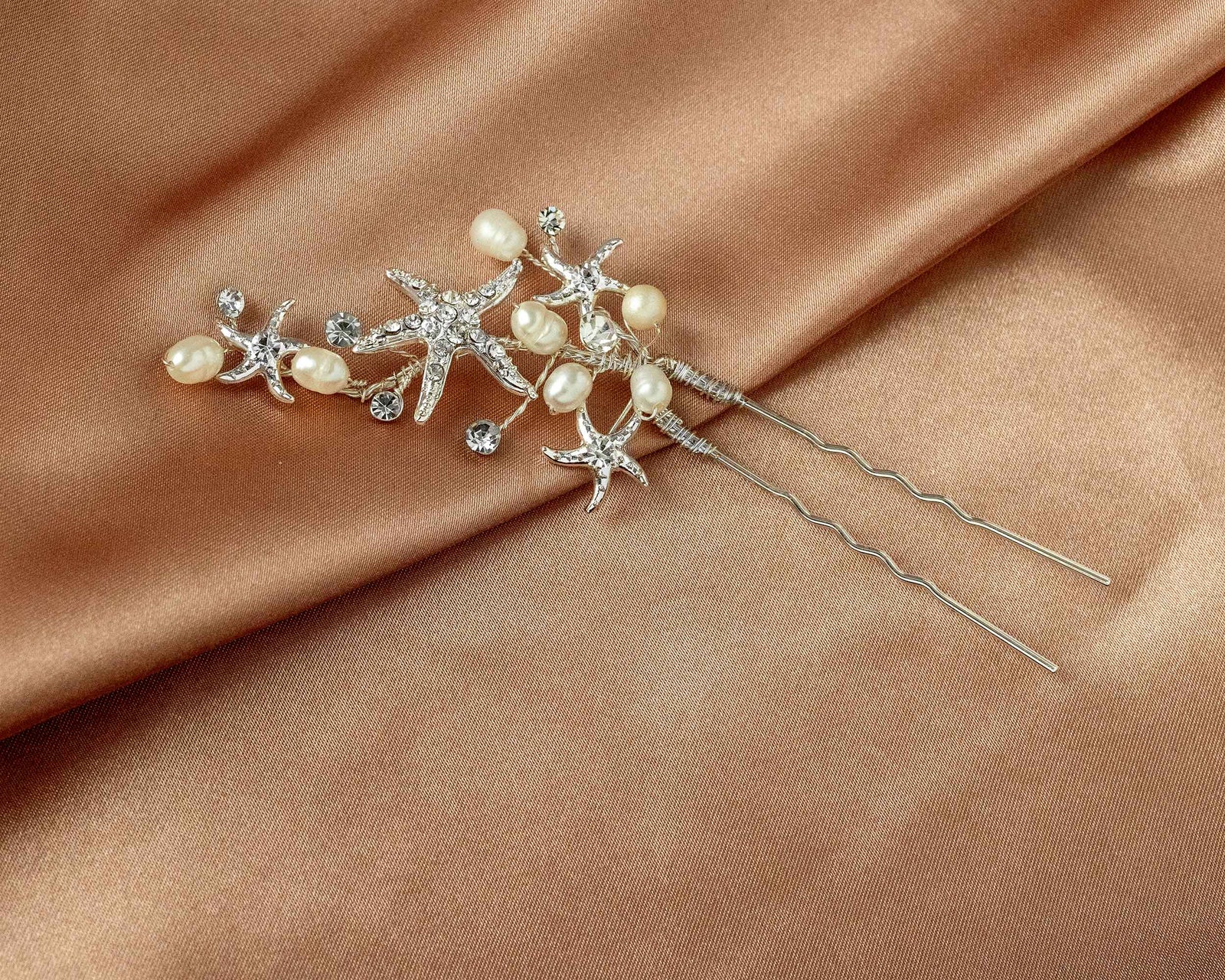 Beach Wedding hair Pin Starfish