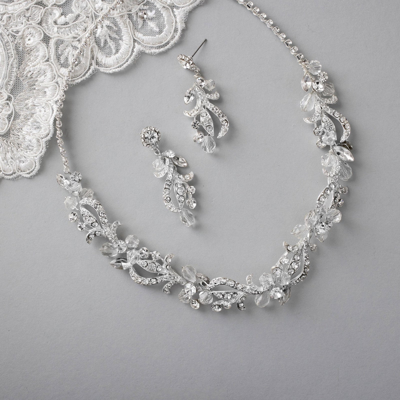 Crystal Wedding Necklace Cassandra Lynne