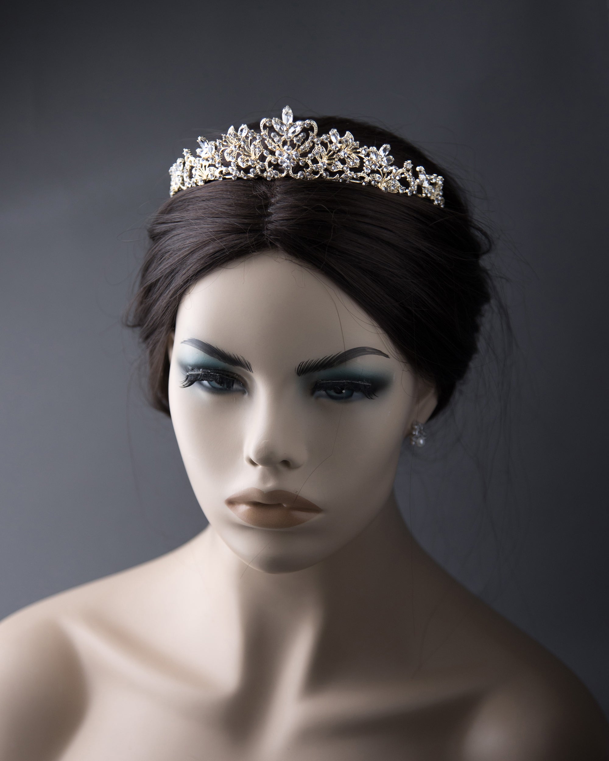 Wedding Tiara with Marquise Accents - Cassandra Lynne