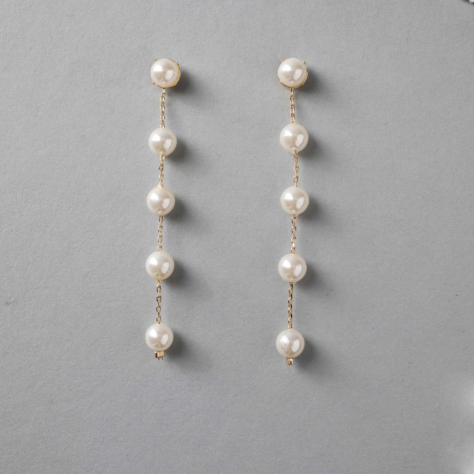 Minimalist Pearl Dangle Earrings - Earrings - Cassandra Lynne