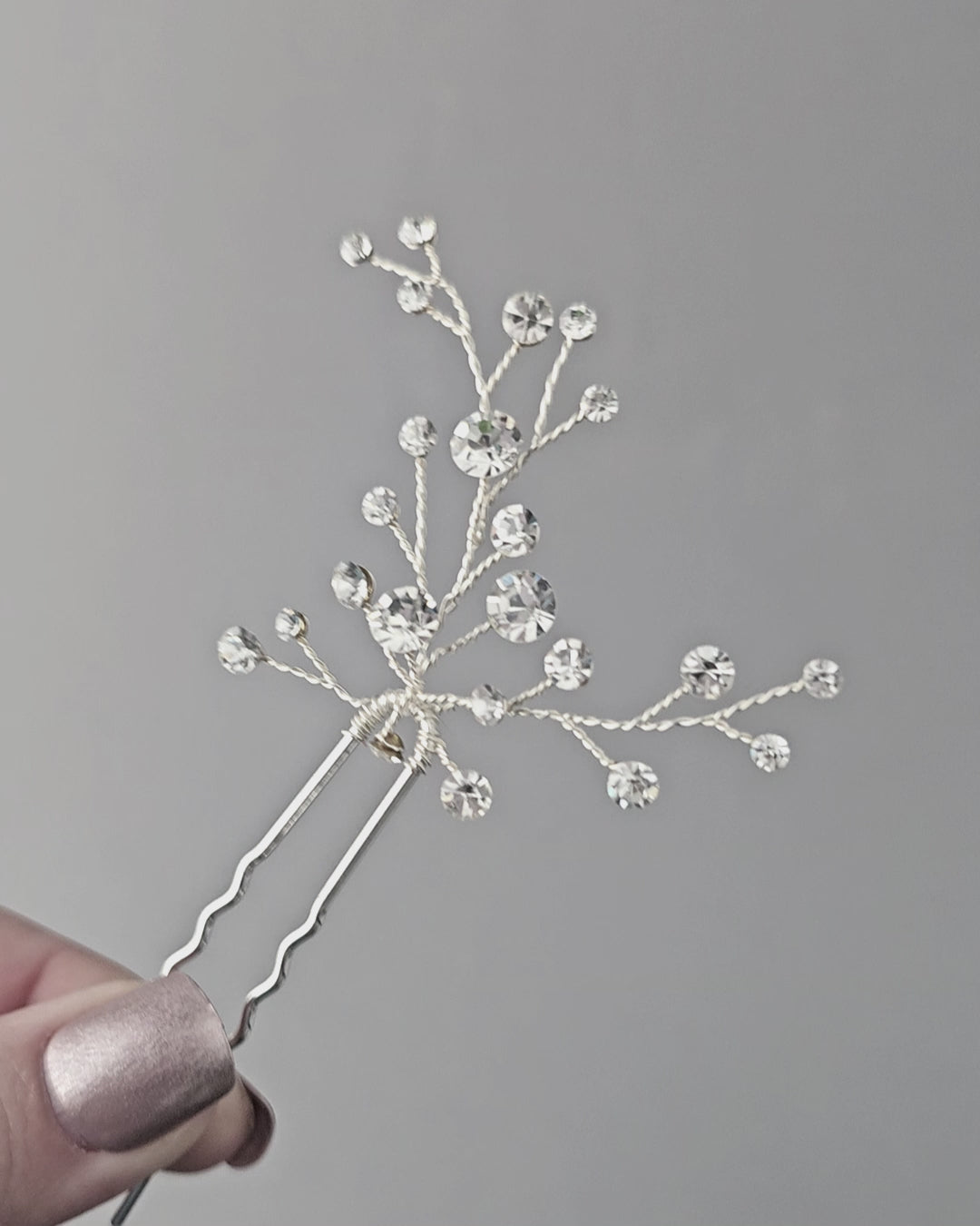 Brilliant Crystal Wedding Hair Pins