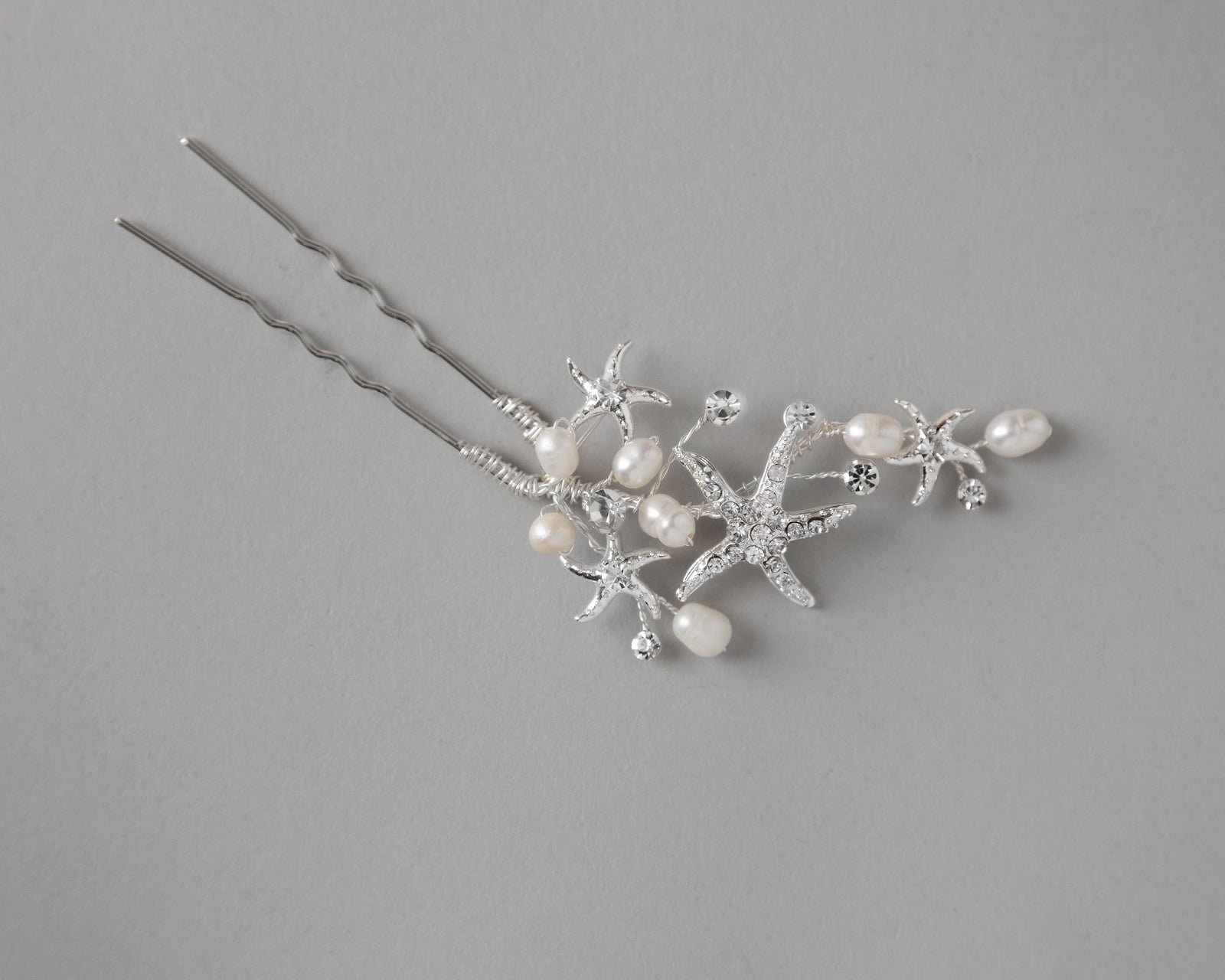 Starfish Beach Bride Hair Pin- Cassandra Lynne