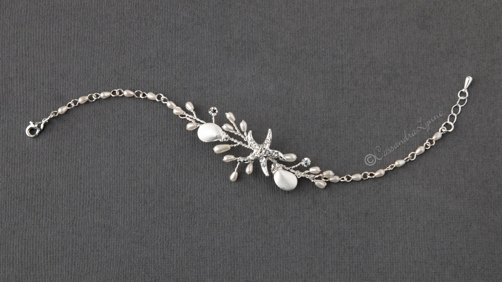 Beach Wedding Bracelet with Starfish - Cassandra Lynne