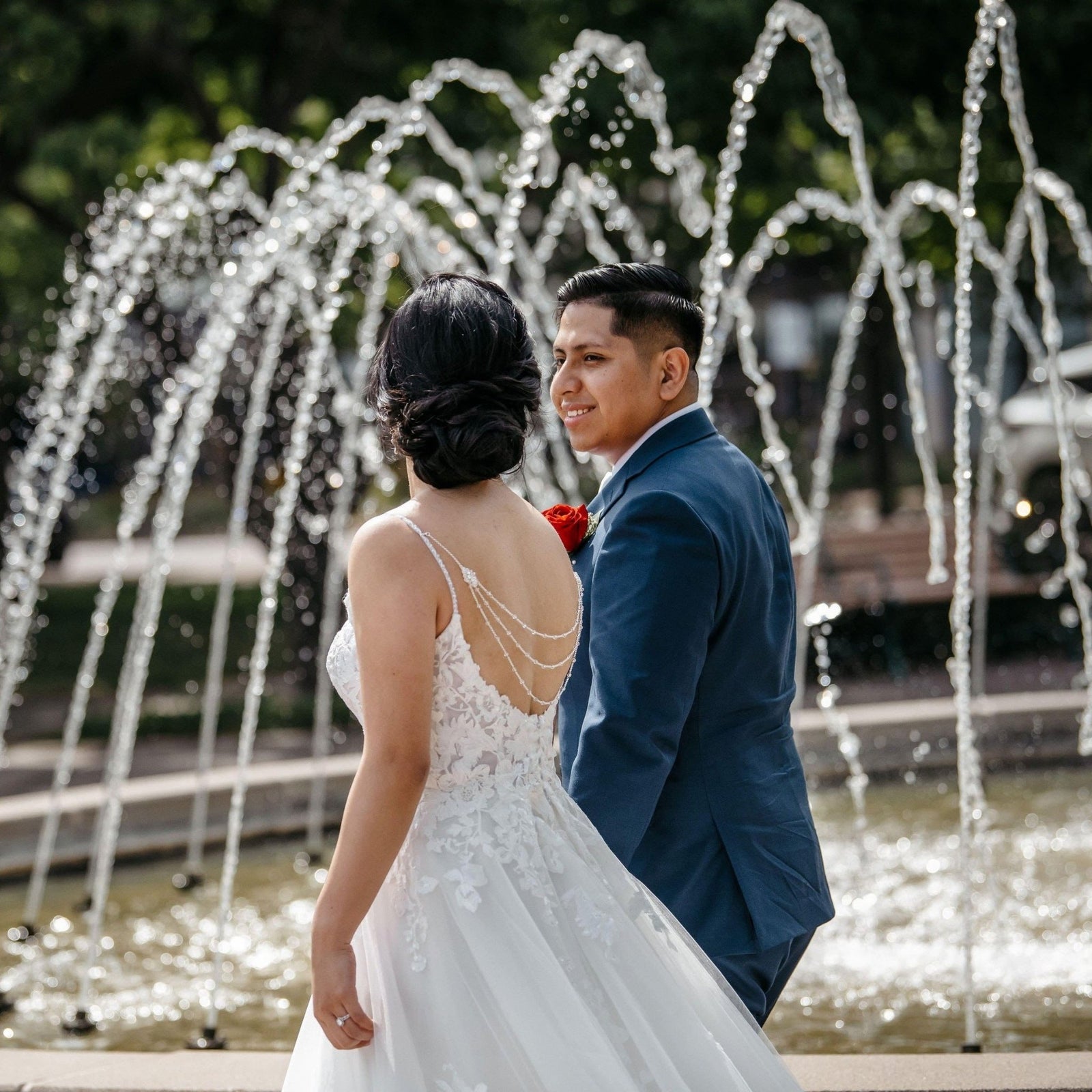 Crystal Wedding Dress Back Jewelry - Cassandra Lynne