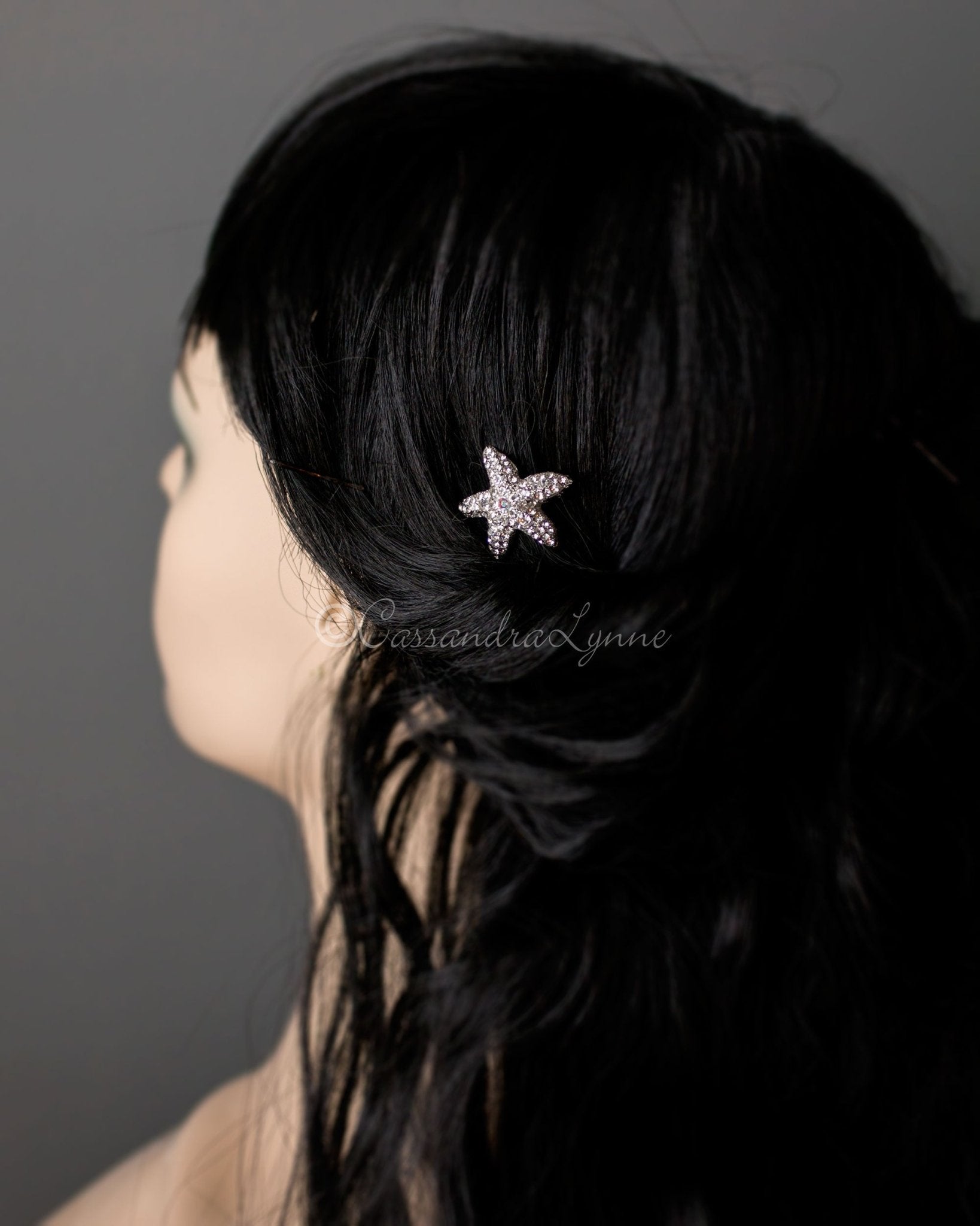 Magnetic Crystal Starfish Hair Clip - Cassandra Lynne