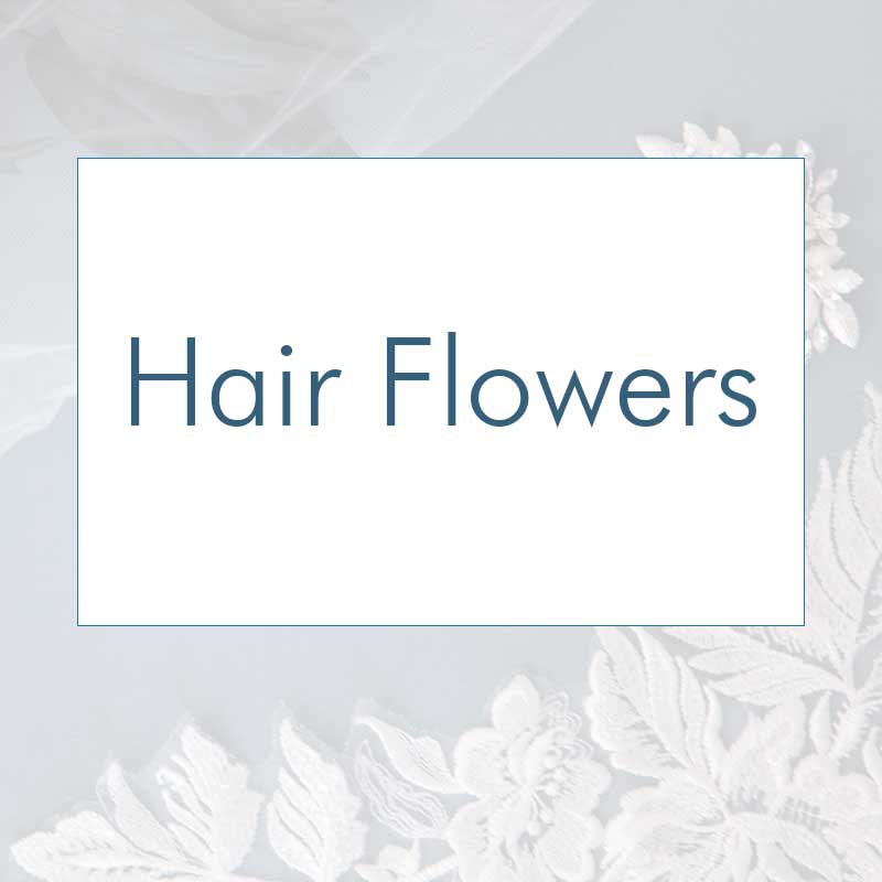 Bridal Hair Flowers | Flower Hair Accessories by Cassandra Lynne