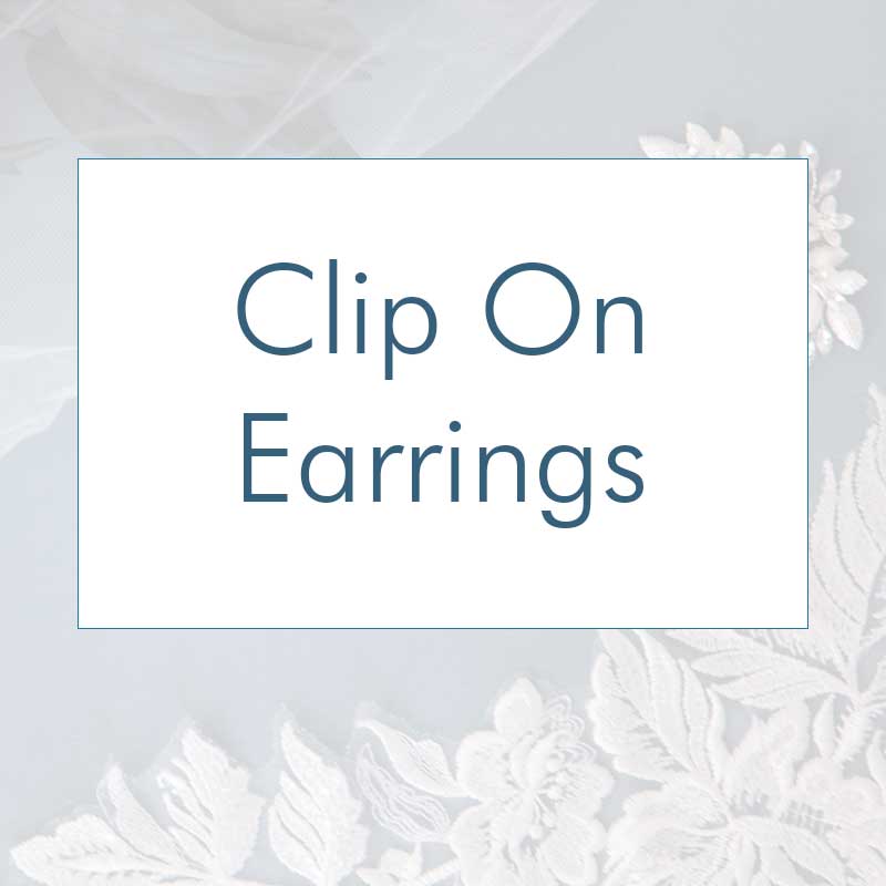 Clip-On Earrings for the Bride - Cassandra Lynne