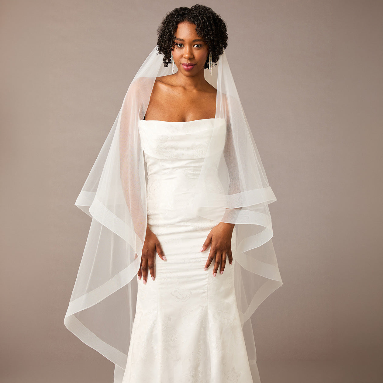 Waltz Length Wedding Veils Cassandra Lynne
