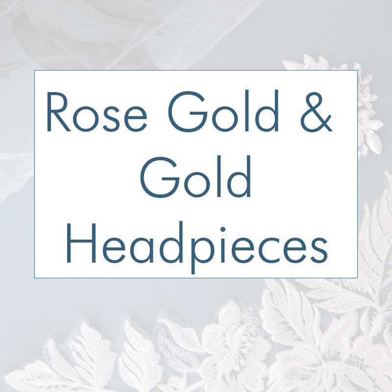Rose Gold and Gold Headbands Vines and Tiaras - Cassandra Lynne
