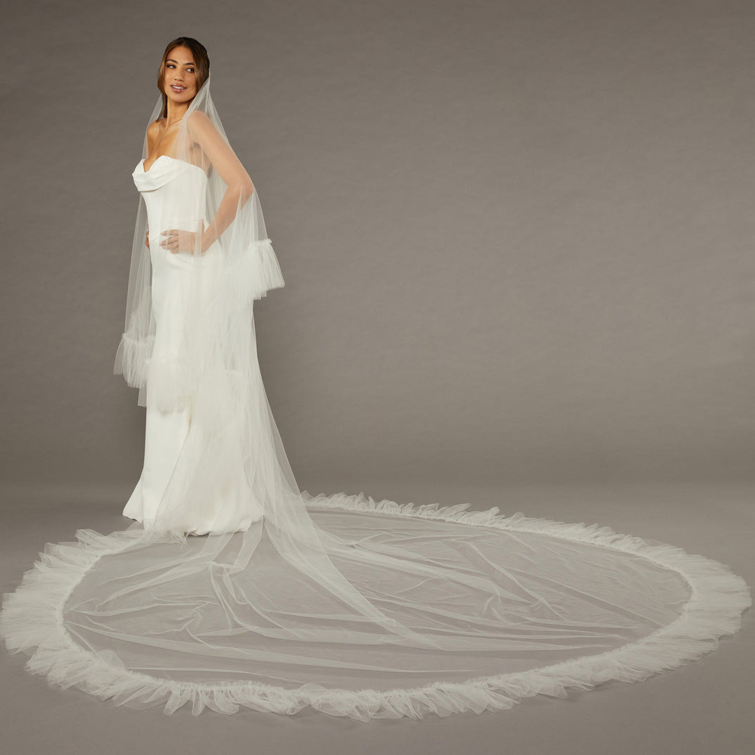 Cathedral Wedding Veils Cassandra Lynne