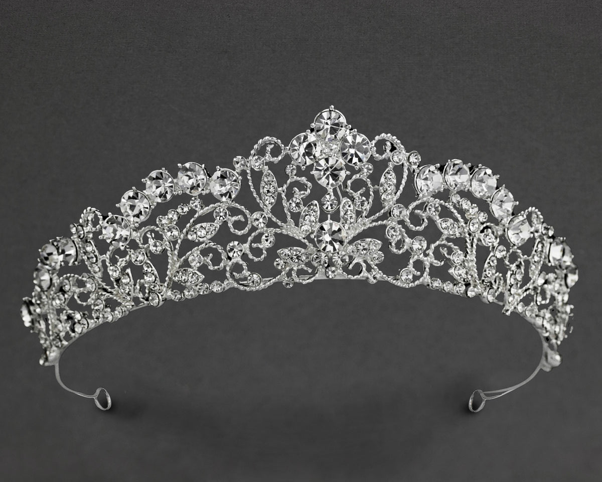 Wedding Tiara with a Classic Filigree Design - Cassandra Lynne