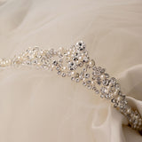 Wedding Tiara of Round Jewels and Pearls-Cassandra Lynne