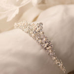 Wedding Tiara of Round Jewels and Pearls-Cassandra Lynne