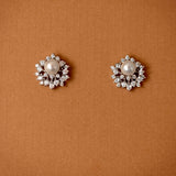 Pearl Pendant and Earrings Vintage Styled