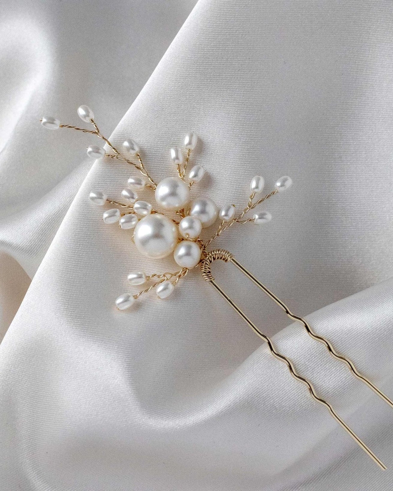 All Pearl Bridal Hair Pin - Hair Pins - Cassandra Lynne