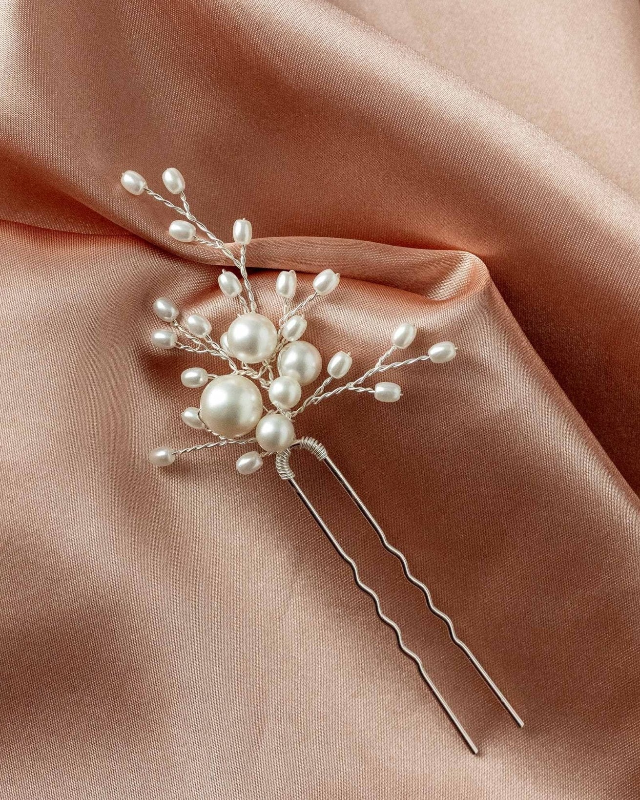 All Pearl Bridal Hair Pin - Hair Pins - Cassandra Lynne