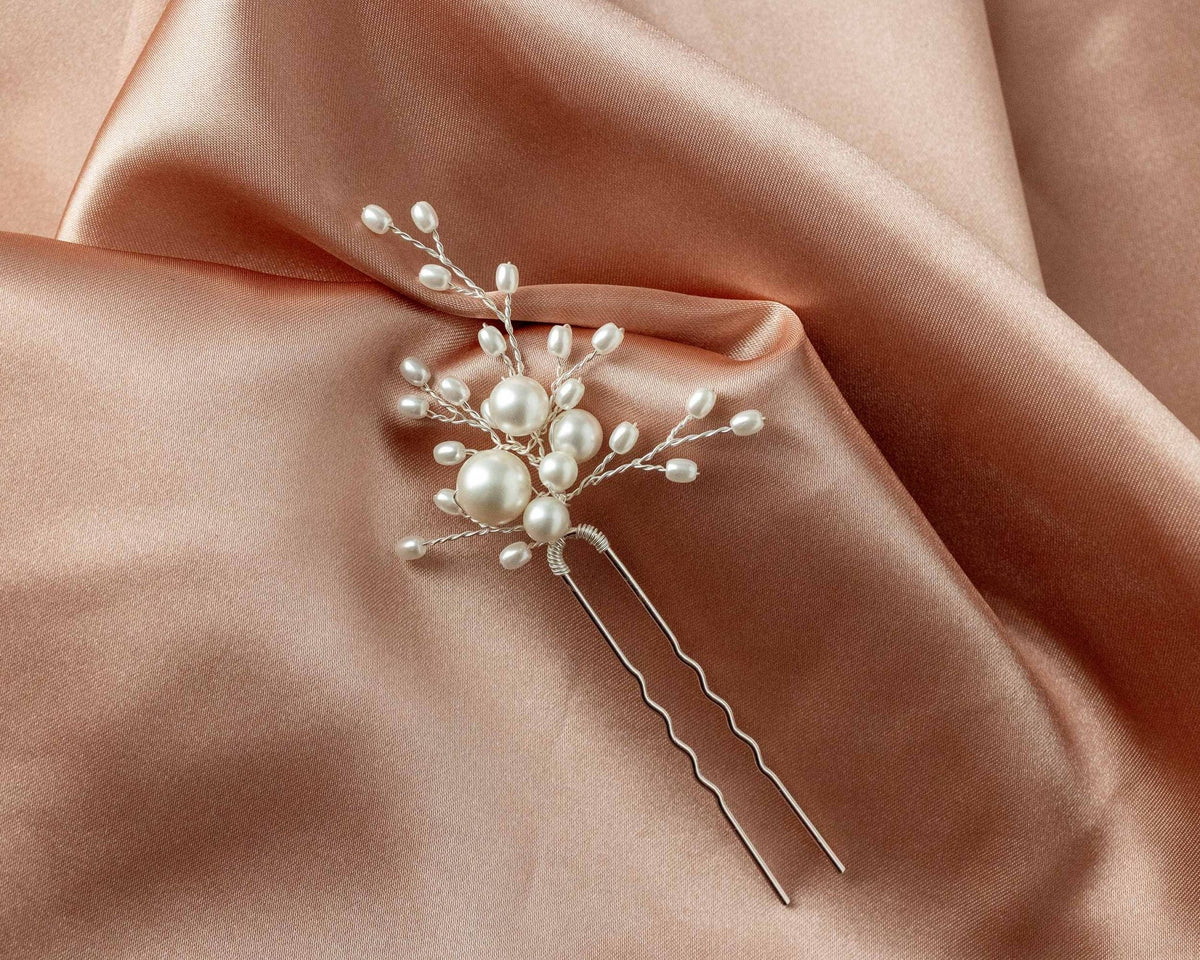 All Pearl Bridal Hair Pin - Hair Pins - Cassandra Lynne