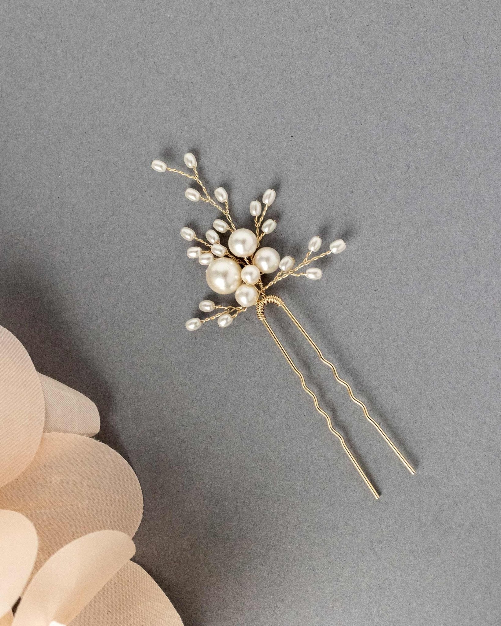 All Pearl Bridal Hair Pin - Hair Pins - Cassandra Lynne