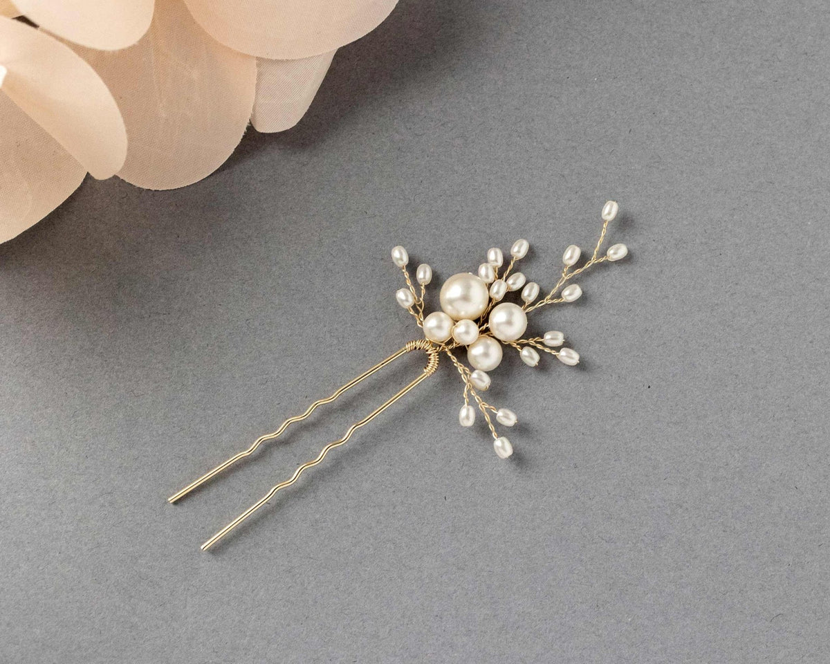 All Pearl Bridal Hair Pin - Hair Pins - Cassandra Lynne