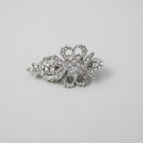 Antique Silver Crystal Mini Bridal Clip - Hair Clips - Cassandra Lynne