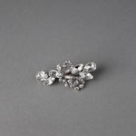 Antique Silver Pear and Marquise Jewel Hair Clip - Hair Clips - Cassandra Lynne