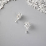 Beach Bride Crystal and Starfish Earrings - Earrings - Cassandra Lynne