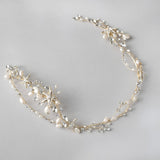 Beach Bride Starfish Headpiece in Light Gold - Hair Vine - Cassandra Lynne