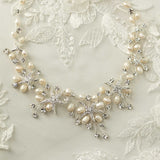 Starfish Wedding Necklace with Freshwater Pearls