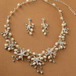 Starfish Wedding Necklace with Freshwater Pearls