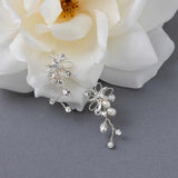 Beach Wedding Earrings with Pearls - Earrings - Cassandra Lynne