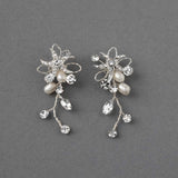 Beach Wedding Earrings with Pearls - Earrings - Cassandra Lynne