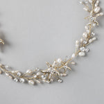 Beach Wedding Hair Vine with Pearls and Starfish - Hair Vine - Cassandra Lynne
