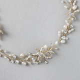 Beach Wedding Hair Vine with Pearls and Starfish - Hair Vine - Cassandra Lynne