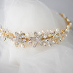 Beach Wedding Headband with Starfish and Shells - Headband - Cassandra Lynne