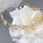 Beach Wedding Headpiece of Gold Starfish - Headband - Cassandra Lynne