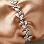 Silver Wedding Jewelry Fashion bracelet with Multishape CZ Stones - Cassandra Lynne