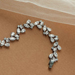 Silver Wedding bracelet with Multishape CZ Stones - Cassandra Lynne