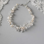 Bracelet with Freshwater Pearls and Crystals - Bracelet - Cassandra Lynne