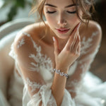 Bridal Bracelet of CZ Teardrop Round Marquise Jewels - Bracelet - Cassandra Lynne