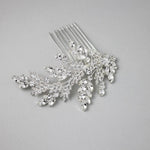 Bridal Comb of Delicate Crystal Fern Fronds - Hair Comb - Cassandra Lynne