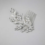 Bridal Comb of Delicate Crystal Fern Fronds - Hair Comb - Cassandra Lynne