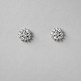 Bridal Flower Stud Earrings - Earrings - Cassandra Lynne
