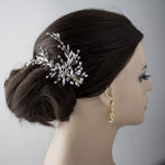 Bridal Hair Clip in Gold and Elongated Marquise Crystals - Hair Clips - Cassandra Lynne
