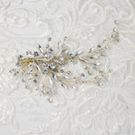 Bridal Hair Clip in Gold and Elongated Marquise Crystals - Hair Clips - Cassandra Lynne