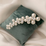 Wedding hair Clip of Simple Pearl Flowers- Cassandra Lynne
