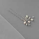 Bridal Hair Pin of Freshwater Pearls and Jewels - Hair Pins - Cassandra Lynne