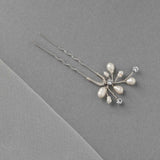 Bridal Hair Pin of Freshwater Pearls and Jewels - Hair Pins - Cassandra Lynne