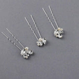 Bridal Hair Pin Set of Rhinestones and Pearls - Hair Pins - Cassandra Lynne