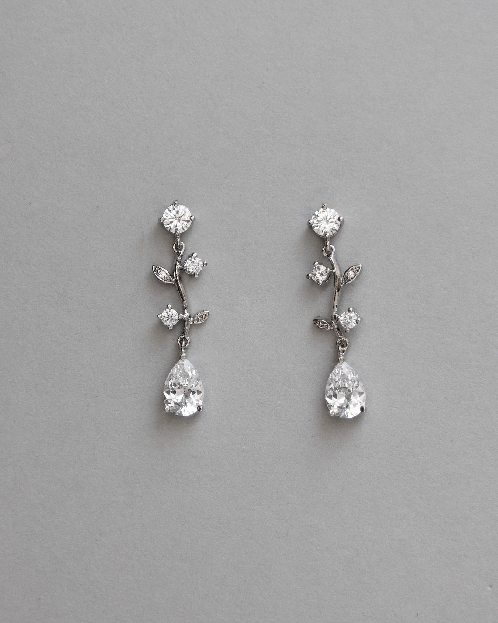 Bridal Jewelry CZ Vine Set - Necklace Set - Cassandra Lynne